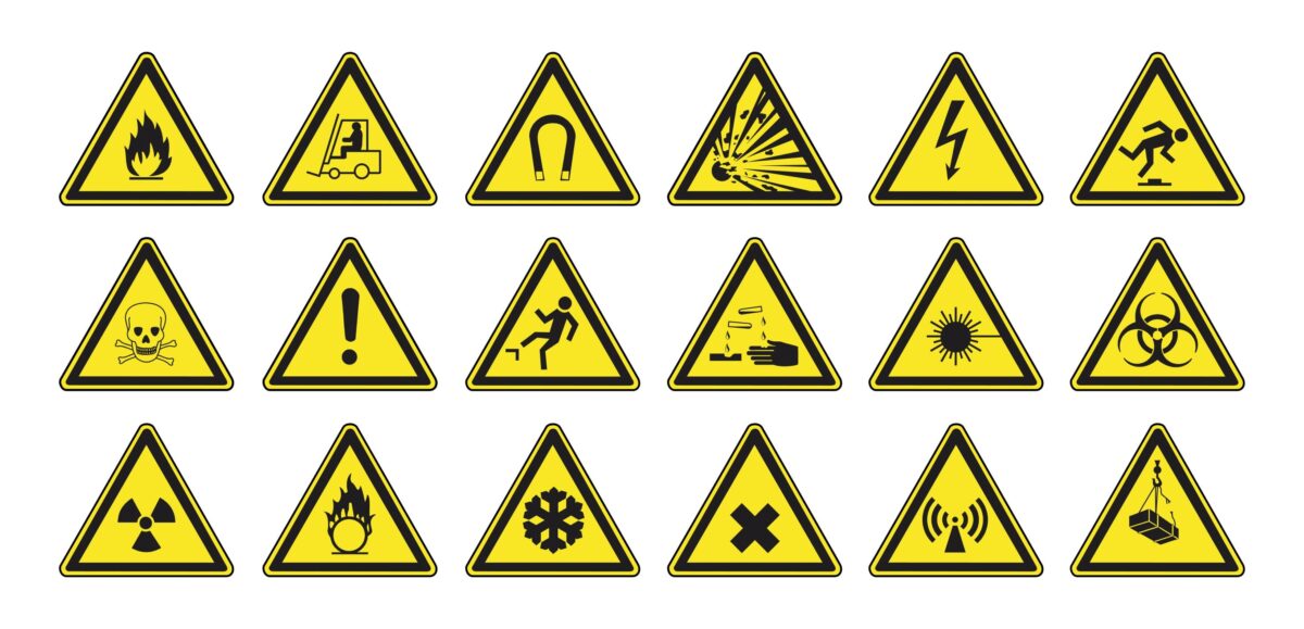 Bioclean biohazard symbols